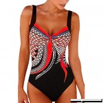 FEITONG Swimsuits for Women Women Summer Backless Sexy Print Swimwear Beachwear Siamese Swimsuit Bikini Set Red B07MD14FV1